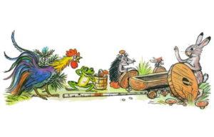 Сказка про зайцев - Разные колёса - с картинками читать онлайн