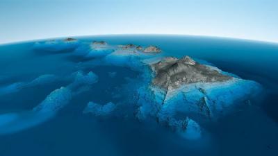 Острова – вершины подводных гор